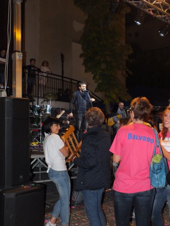 il triccballac al concerto dei Renanera a Balvano